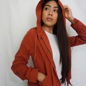 Suede red/orange Jacket
